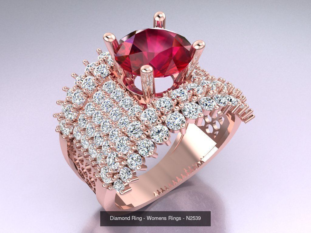 Collection 3d Ring Jewellery - 100 Womens Rings N27 _42