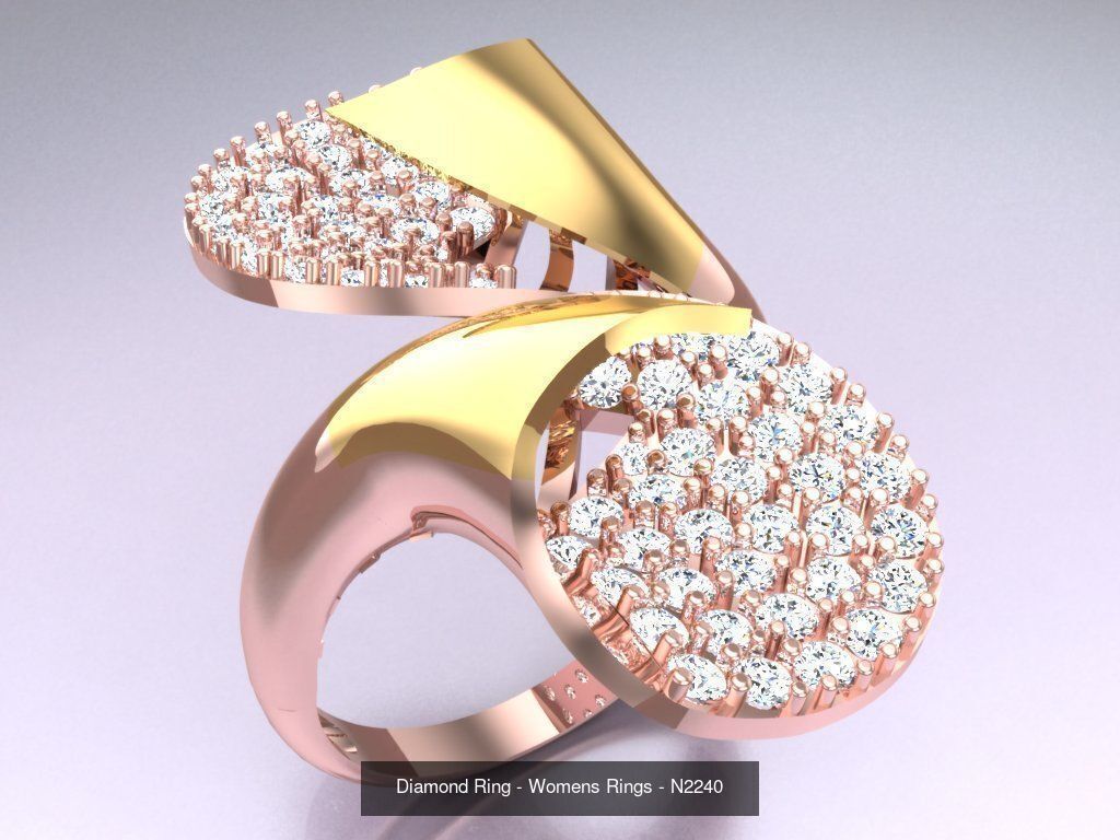 Collection 3d Ring Jewellery - 100 Womens Rings N27 _67