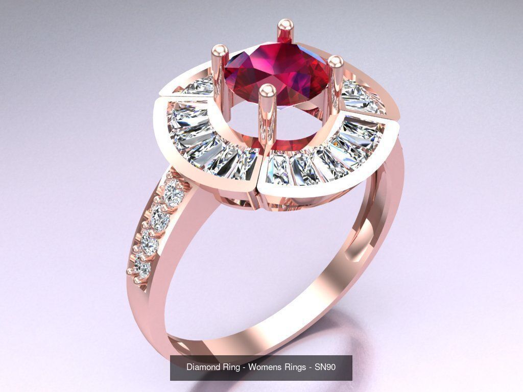 Collection 3d Ring Jewellery - 100 Womens Rings N27 _29