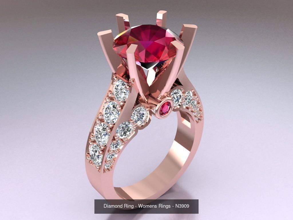 Collection 3d Ring Jewellery - 100 Womens Rings N27 _103