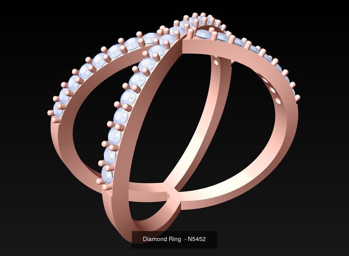 Collection 3d Ring Jewellery - 100 Womens Rings N27 _21