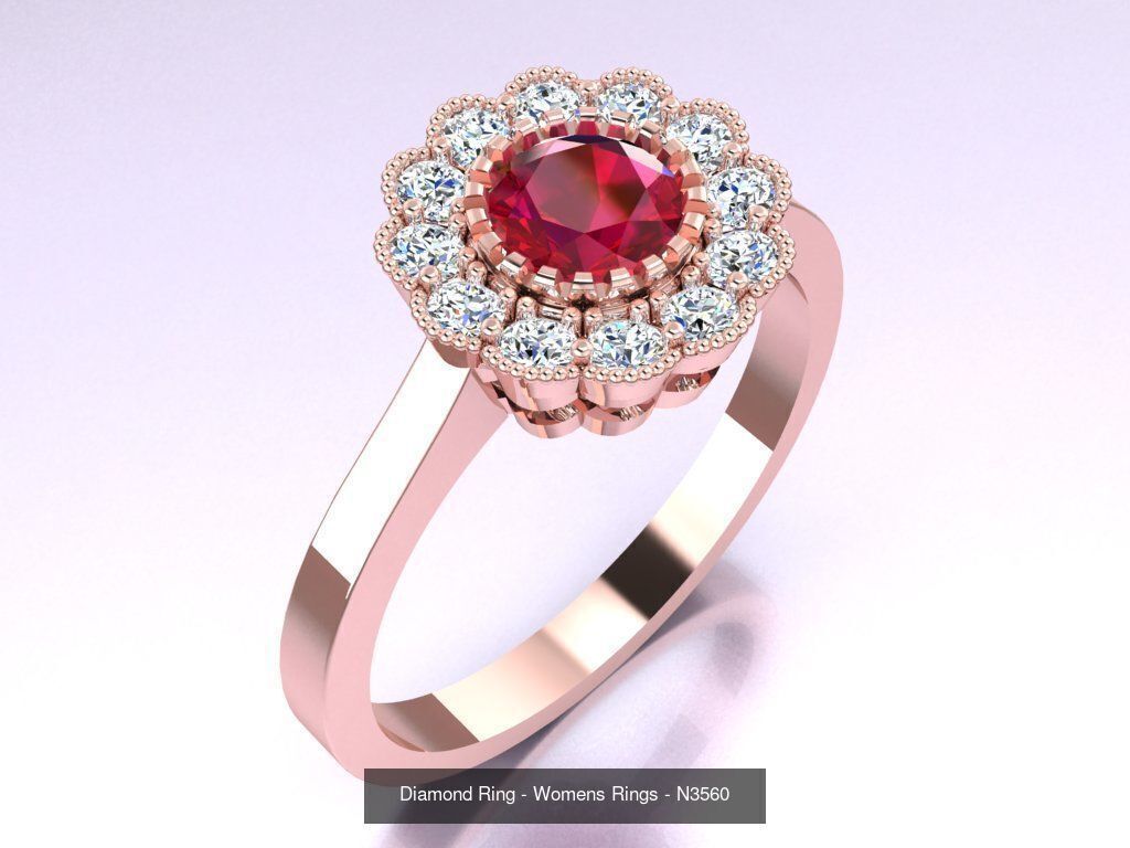 Collection 3d Ring Jewellery - 100 Womens Rings N27 _49