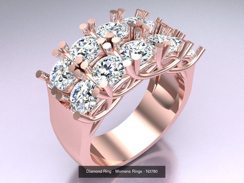 Collection 3d Ring Jewellery - 100 Womens Rings N27 _53