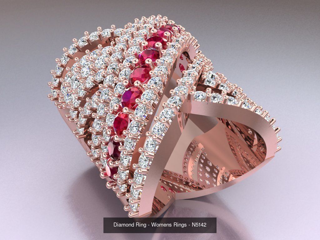 Collection 3d Ring Jewellery - 100 Womens Rings N27 _55