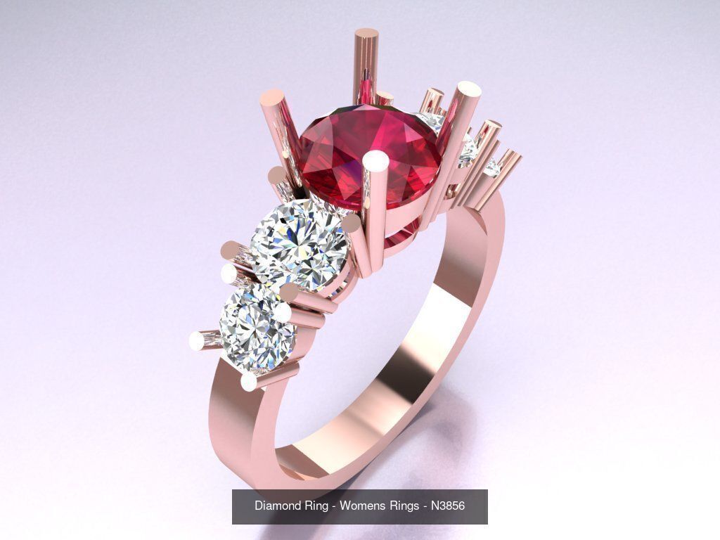 Collection 3d Ring Jewellery - 100 Womens Rings N27 _100