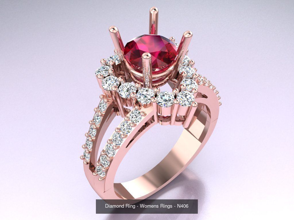 Collection 3d Ring Jewellery - 100 Womens Rings N27 _74