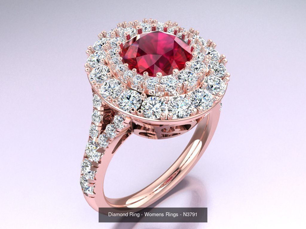 Collection 3d Ring Jewellery - 100 Womens Rings N27 _35