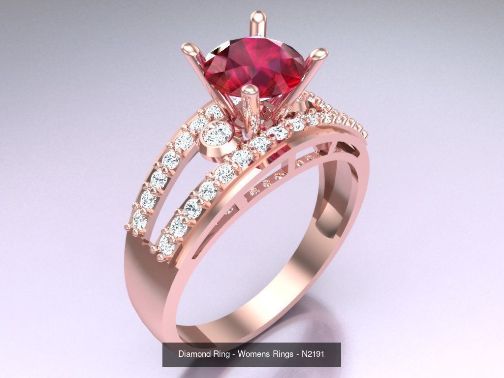 Collection 3d Ring Jewellery - 100 Womens Rings N27 _62