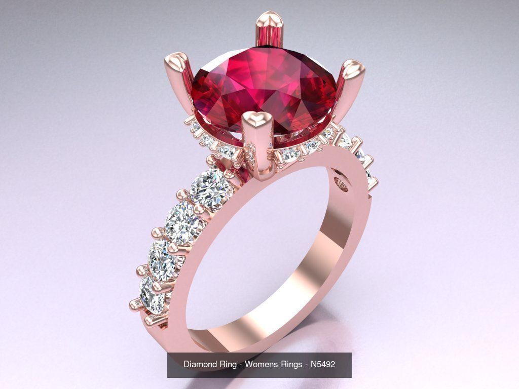 Collection 3d Ring Jewellery - 100 Womens Rings N27 _22