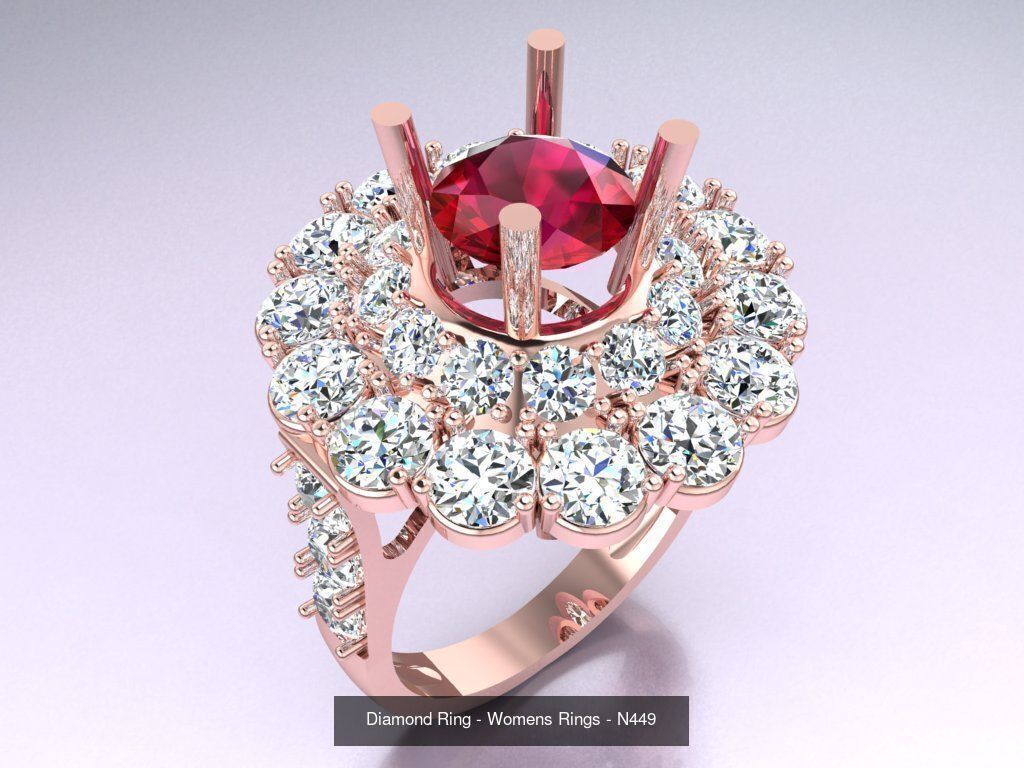 Collection 3d Ring Jewellery - 100 Womens Rings N27 _73