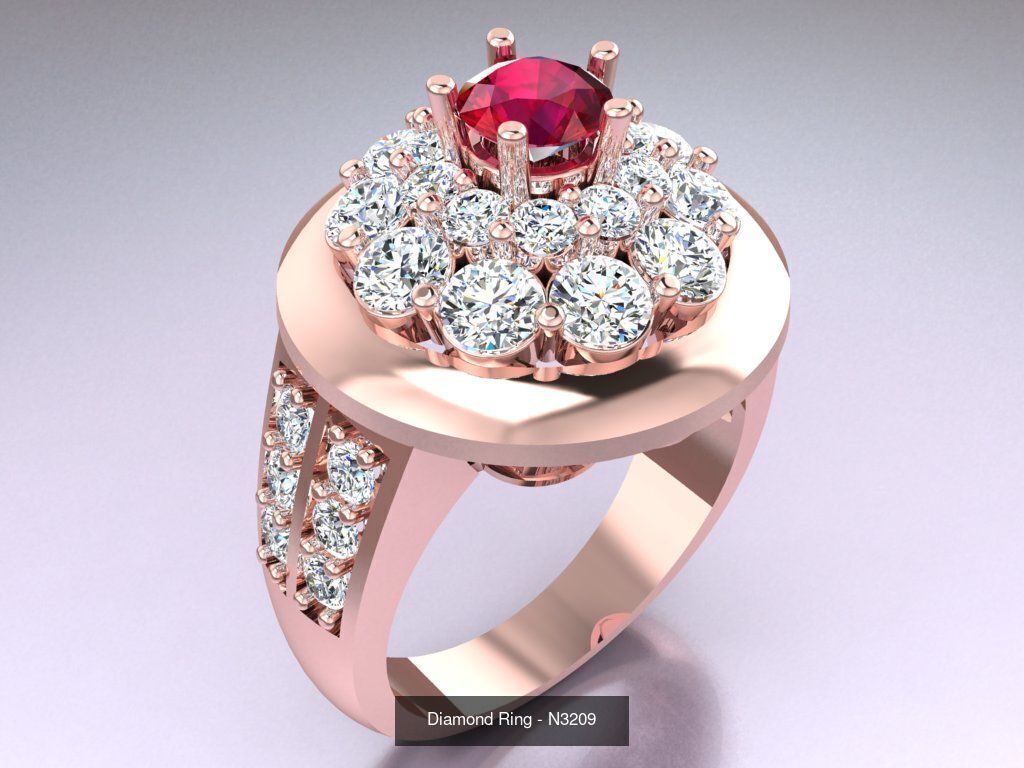 Collection 3d Ring Jewellery - 100 Womens Rings N27 _19