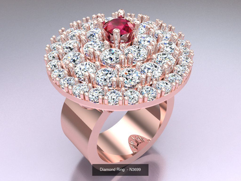 Collection 3d Ring Jewellery - 100 Womens Rings N27 _96