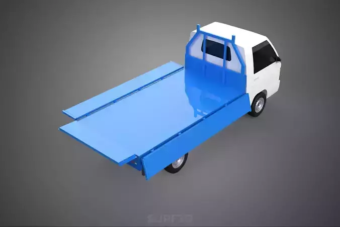 FLATBED FLATDECK DROP SIDE LOAD BED BODY GATE DOOR PICKUP TRUCK