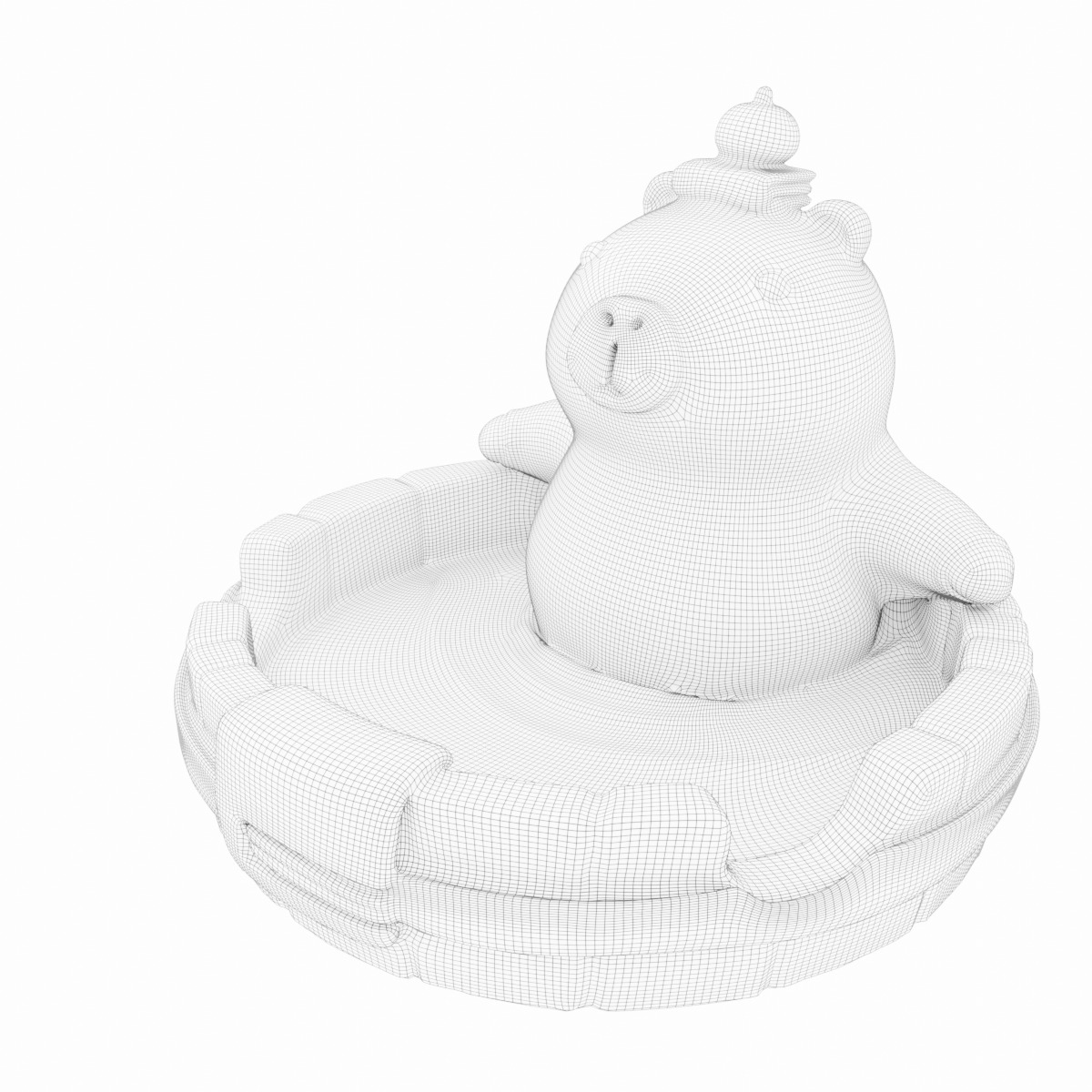 Capybara Phone Stand 3D print model_2