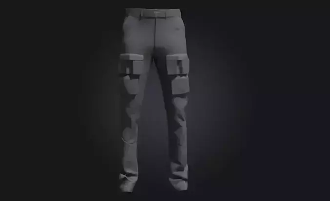 Black Cargo Pants Tactical Apparel Model