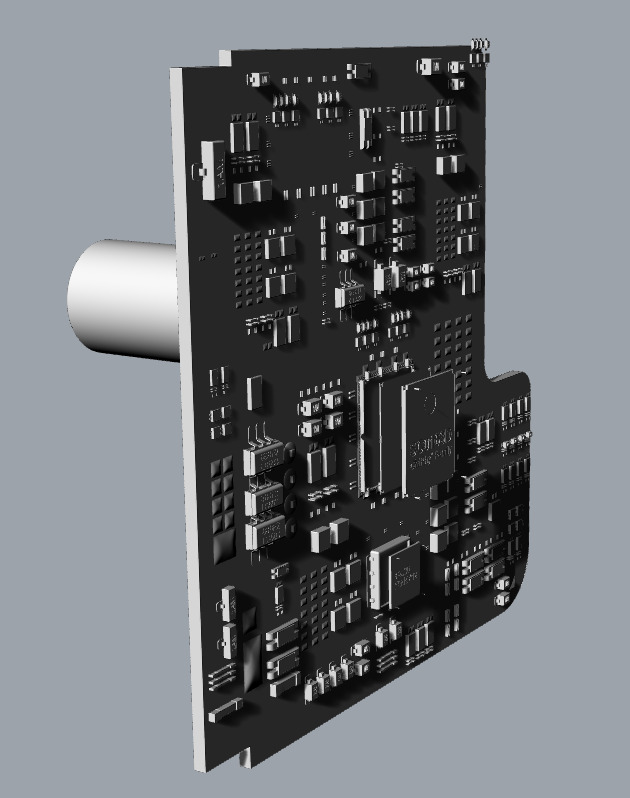 circuit board 3D print model_2