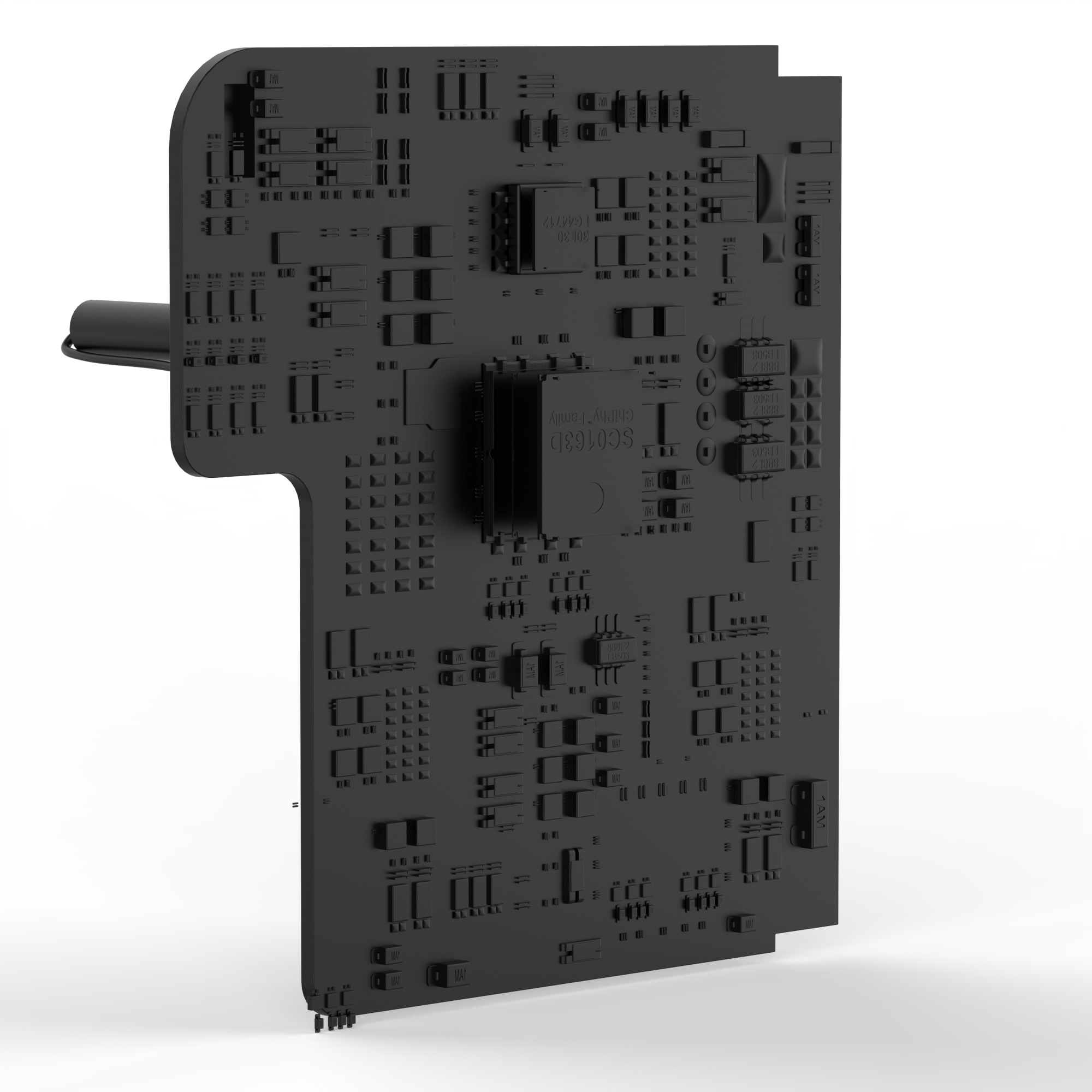 circuit board 3D print model_1