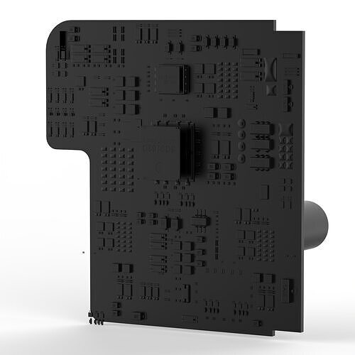 circuit board 3D print model