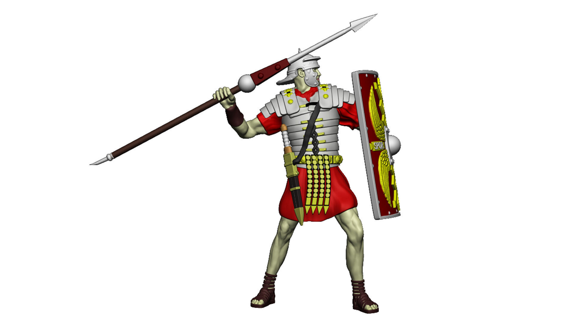 Legionary 12 3D print model_5
