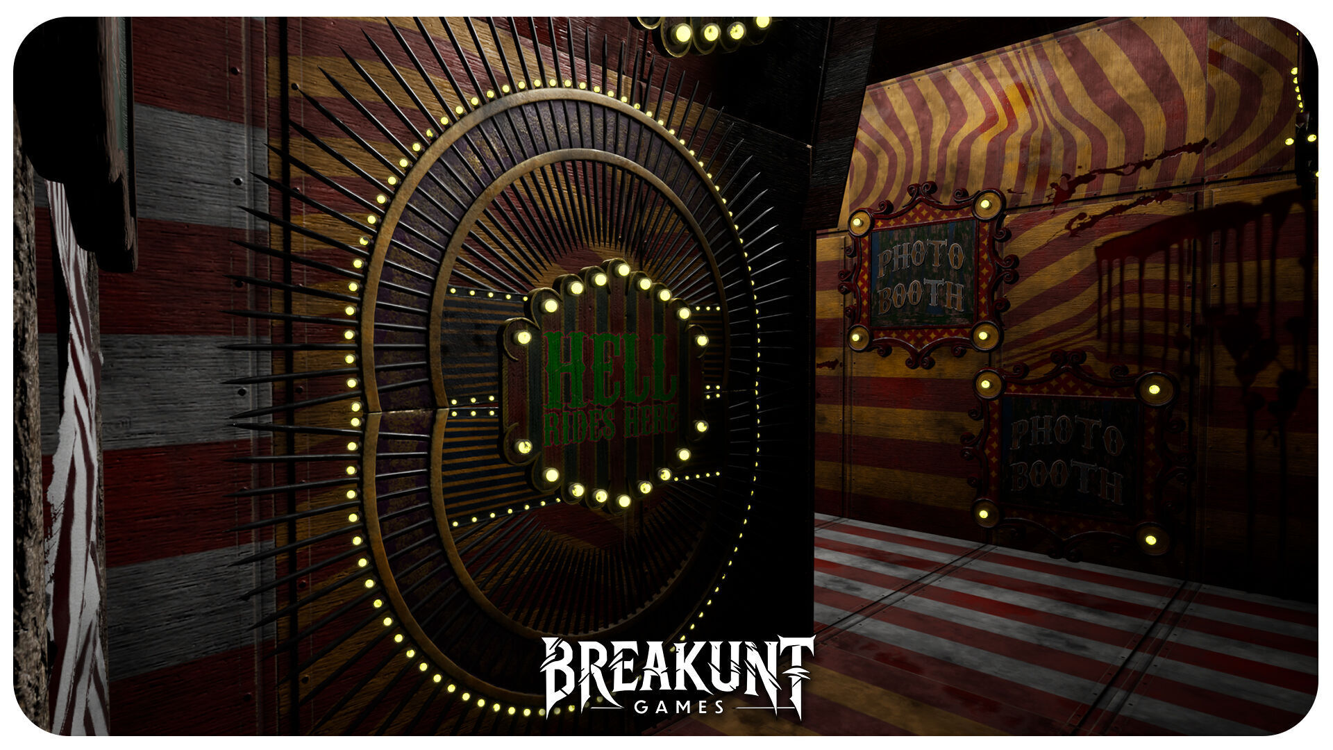 Interior Horror Circus Panels - Unreal Engine 5 3D model_5