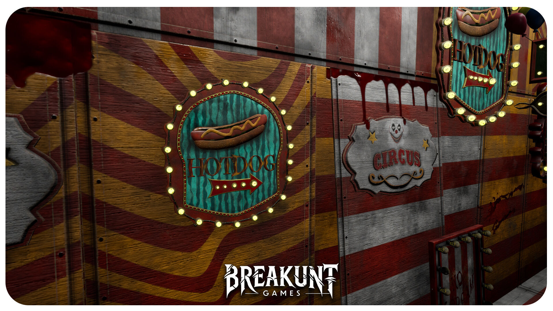 Interior Horror Circus Panels - Unreal Engine 5 3D model_22
