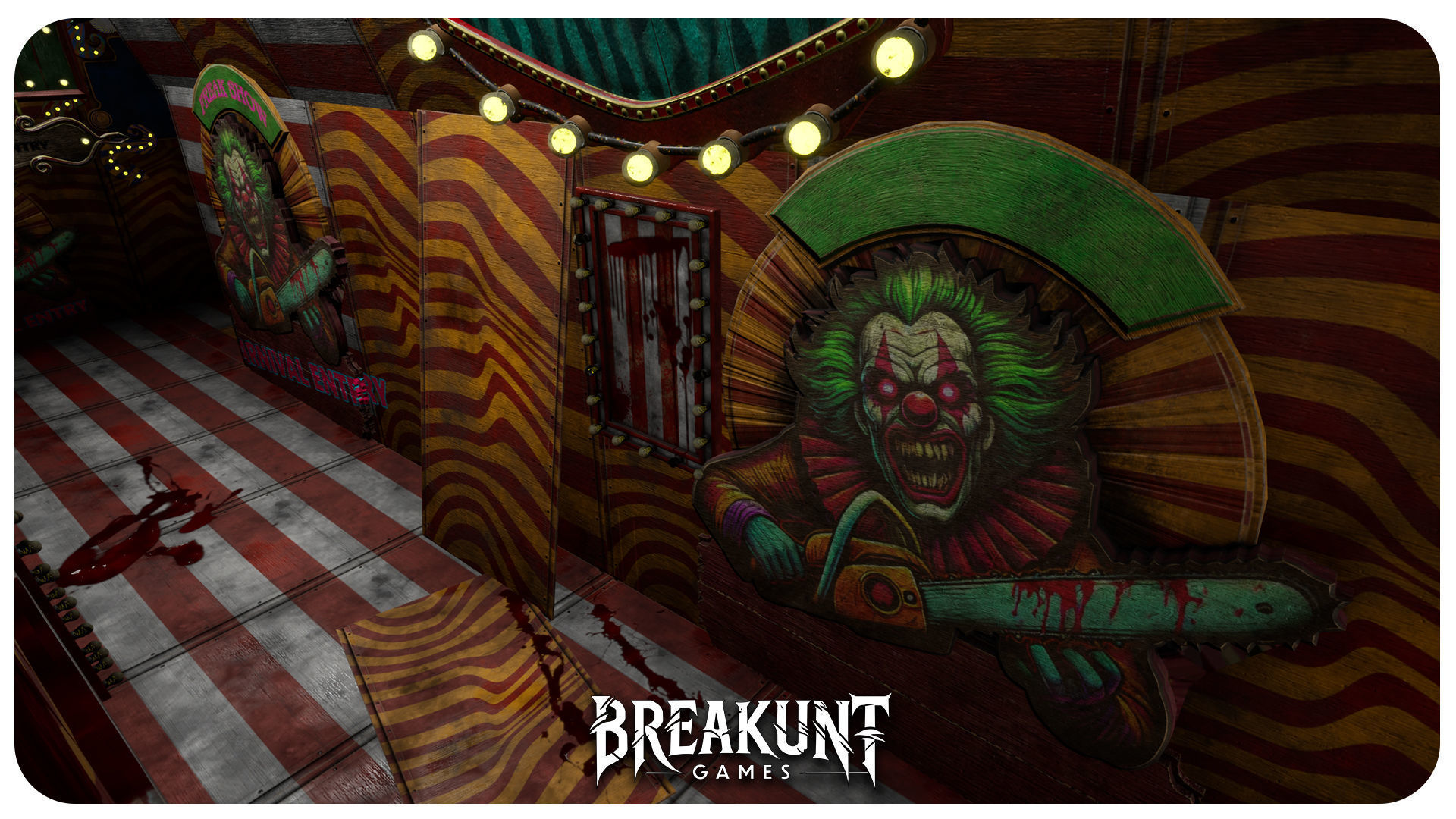 Interior Horror Circus Panels - Unreal Engine 5 3D model_23