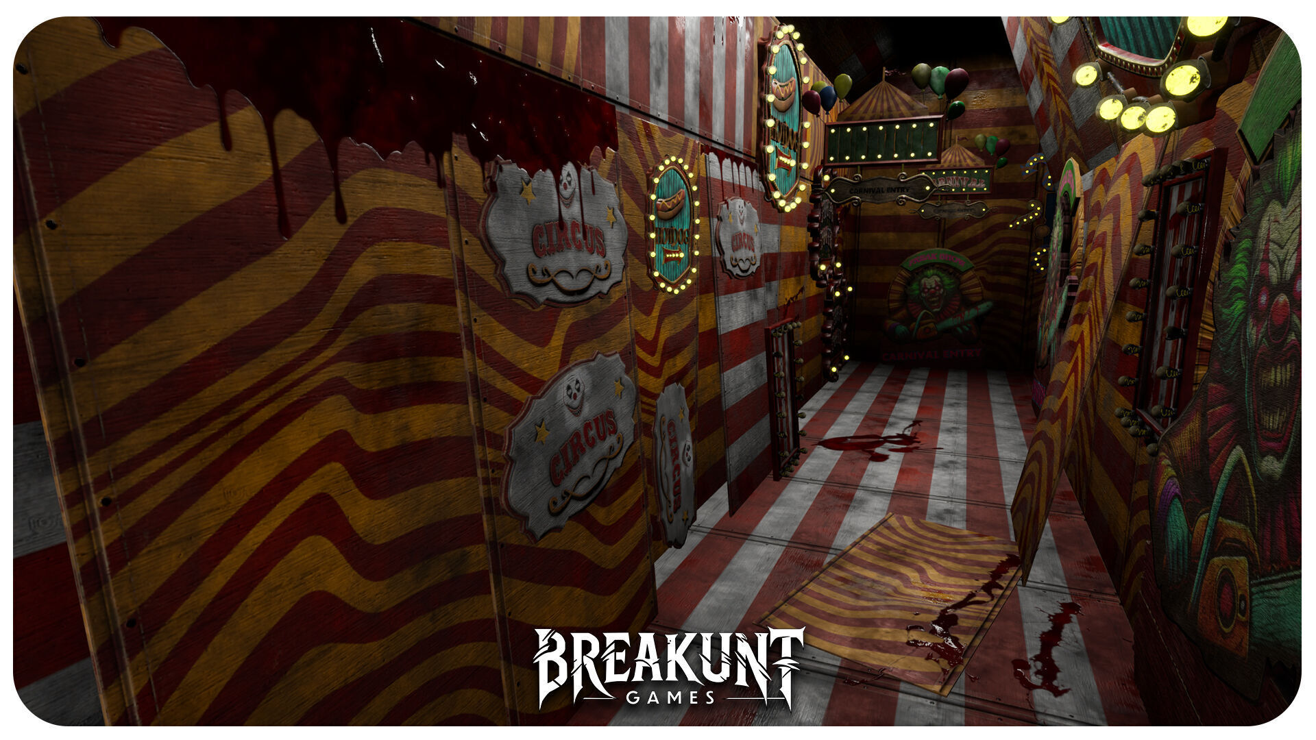Interior Horror Circus Panels - Unreal Engine 5 3D model_21