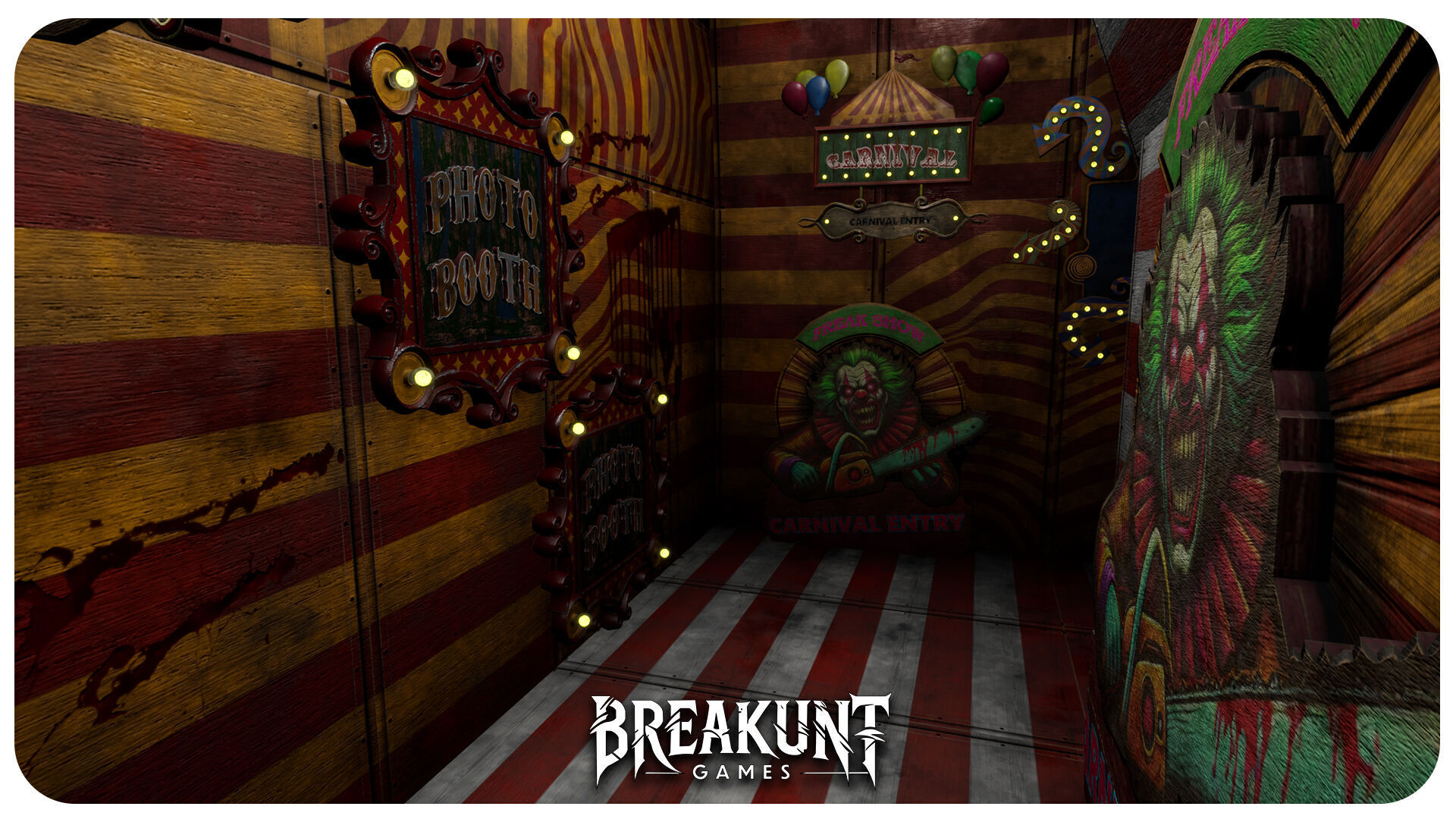 Interior Horror Circus Panels - Unreal Engine 5 3D model_24