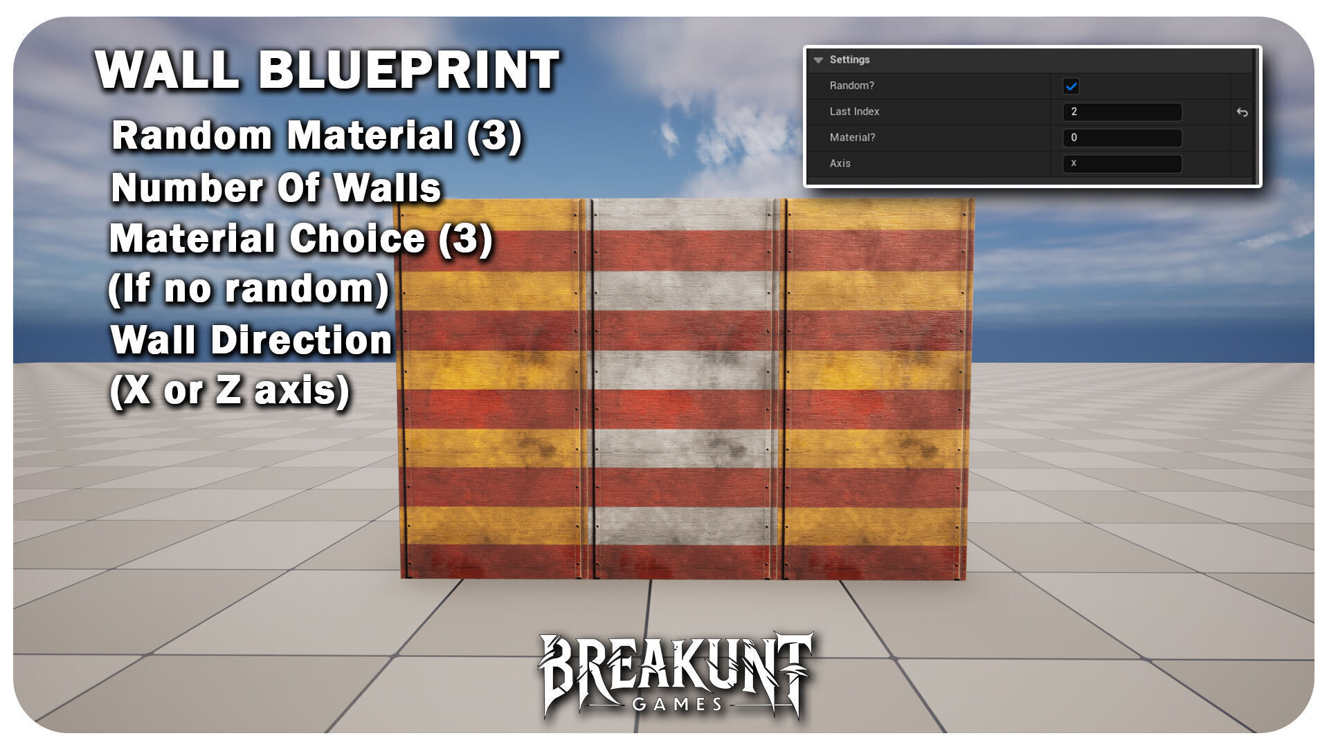 Interior Horror Circus Panels - Unreal Engine 5 3D model_19