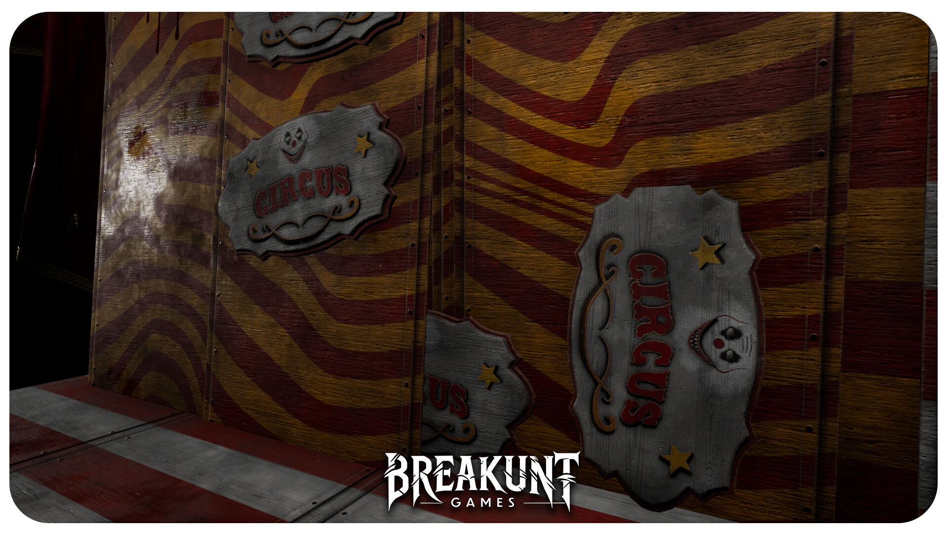 Interior Horror Circus Panels - Unreal Engine 5 3D model_8