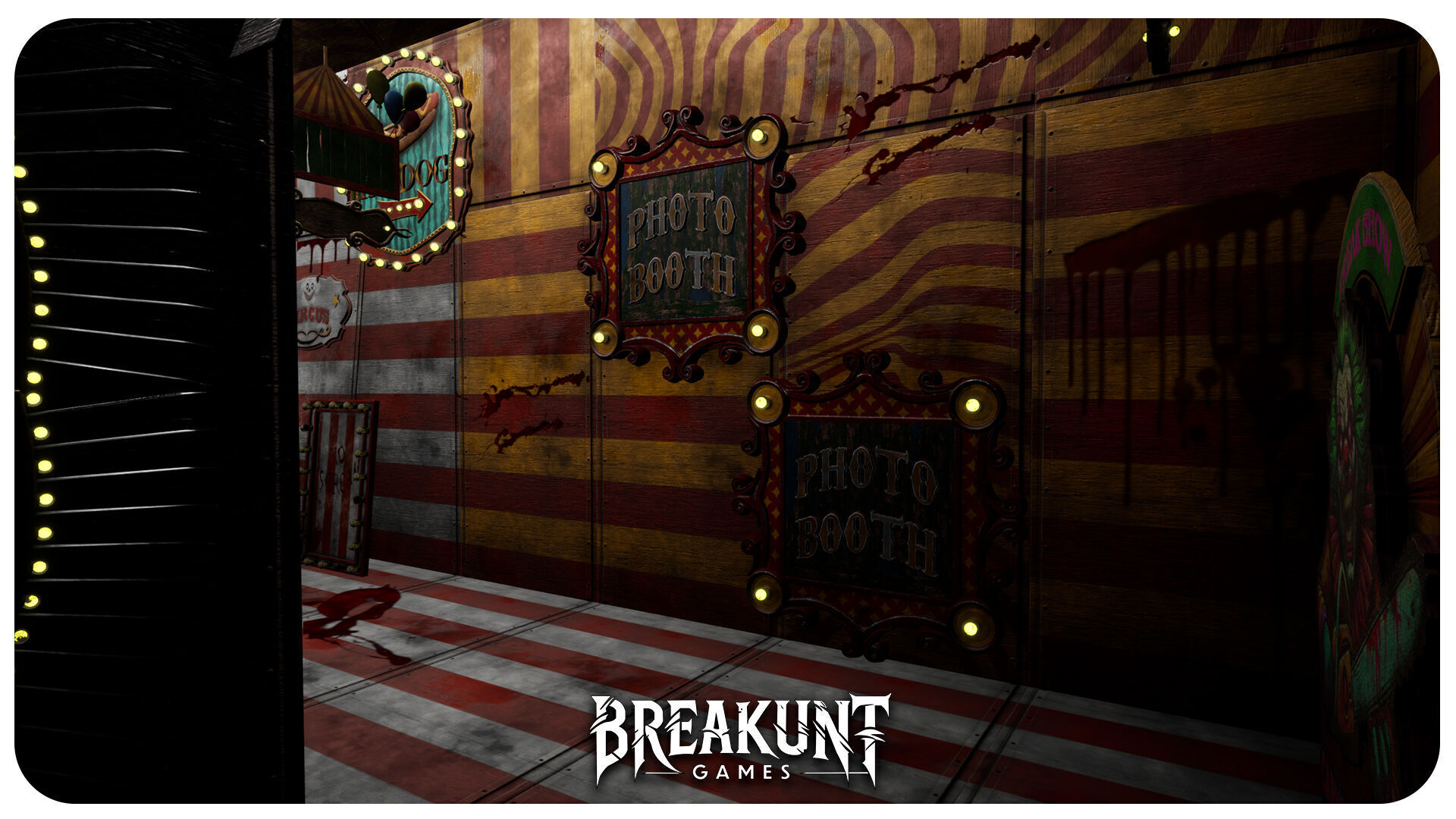 Interior Horror Circus Panels - Unreal Engine 5 3D model_6