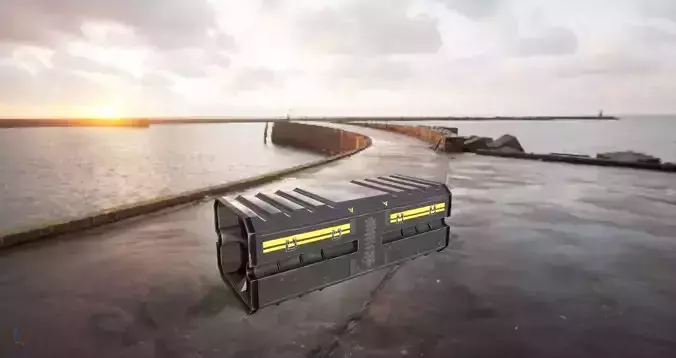 Sci-Fi Military Crate