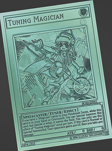 Tuning Magician - yu-gi-oh Free 3D print model