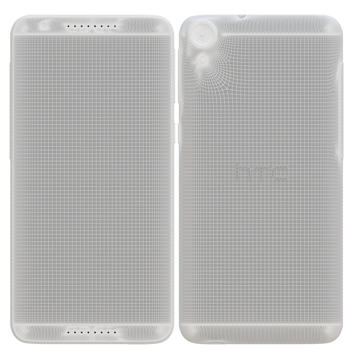 HTC Desire 820 Marble White 3D model_10