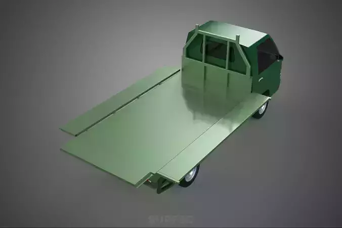 MILITARY PICKUP TRUCK CAR VEHICLE ARMY TACTICAL FLAT BED DECK