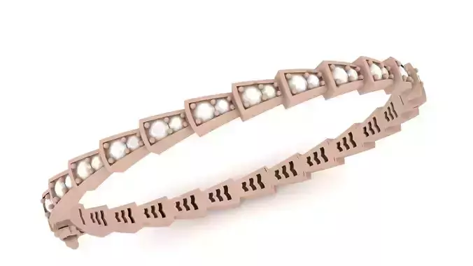Bracelet 0034 - snake bangle