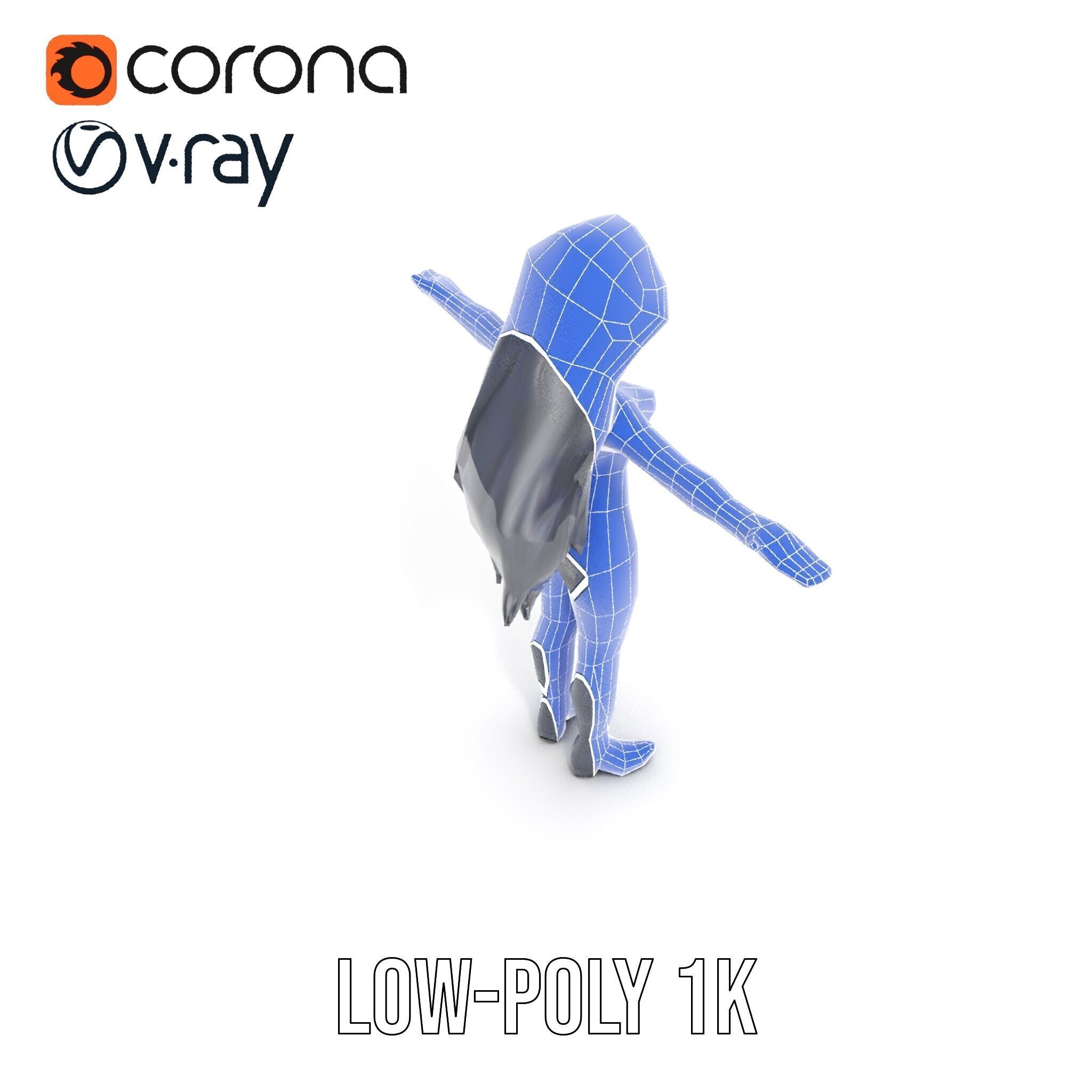 Stealth Agent in Black Catsuit Rigged and Animated D Model Low-poly 3D model_26