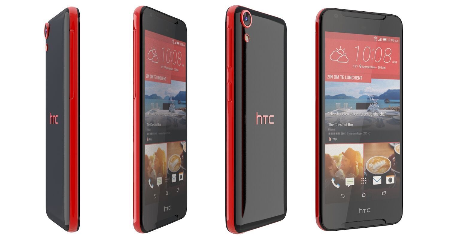 HTC Desire 628 Black 3D model_2