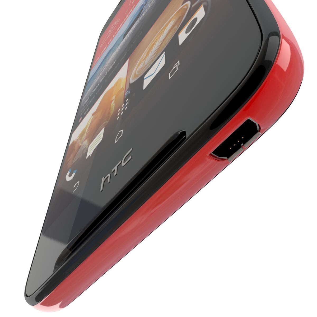 HTC Desire 628 Black 3D model_5