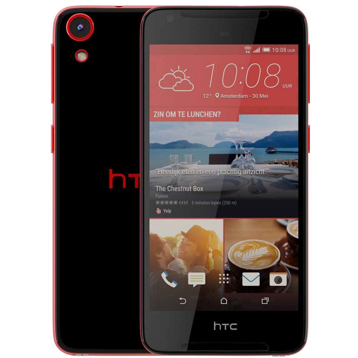 HTC Desire 628 Black And White 3D model_4