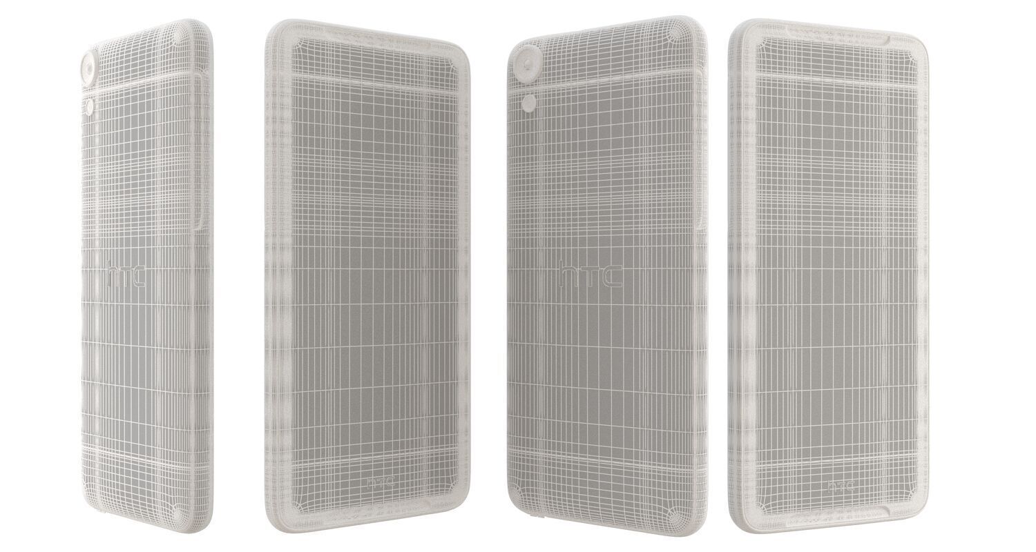 HTC Desire 628 Black And White 3D model_28