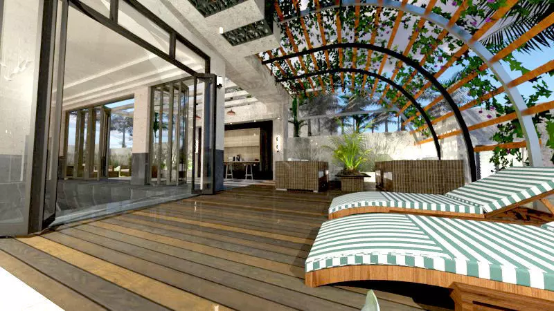 Contemporary Villa Design A43 DWG SketchUp 3D model