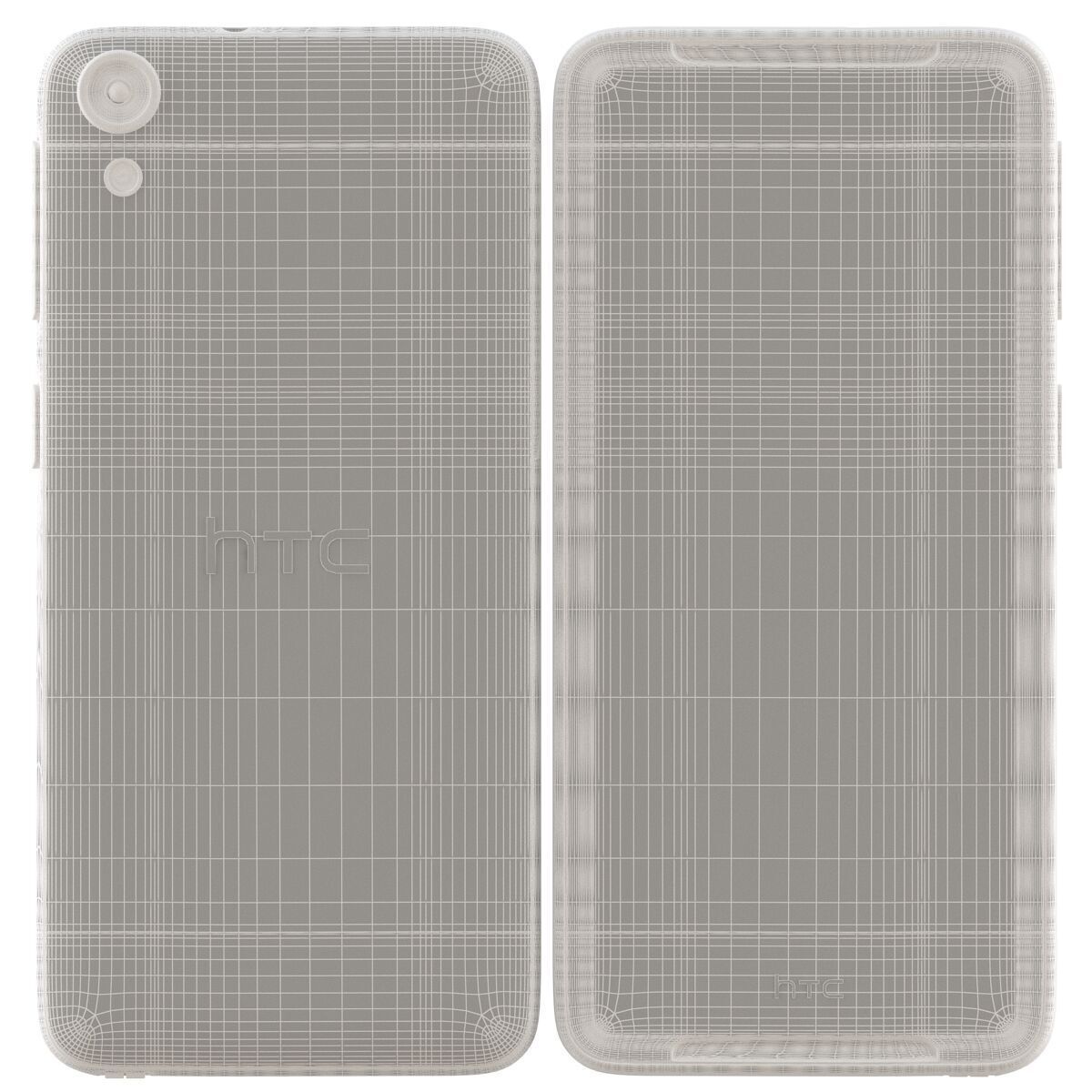 HTC Desire 628 White 3D model_18