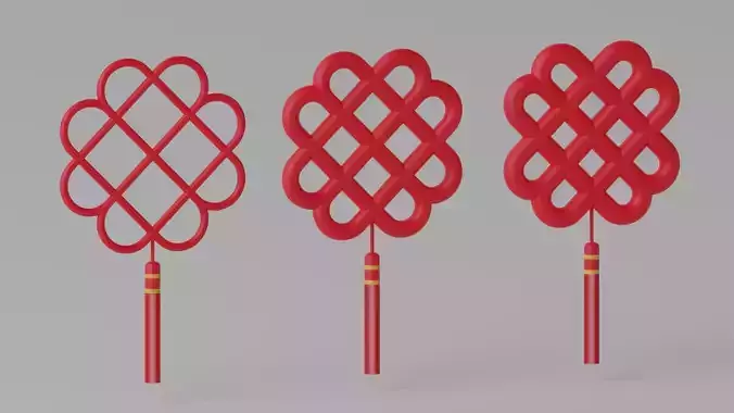 Cartoon Chinese Knot
