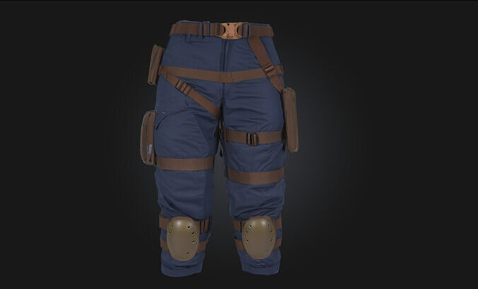 Tactical Combat Pants Utility Apparel Model 3D model