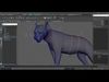 Hyena RIG Xgen core 3D model_1