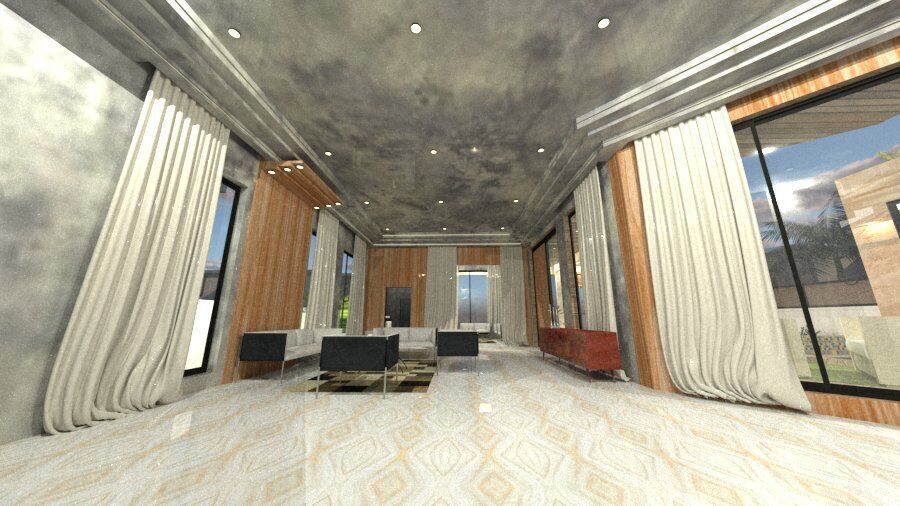 Contemporary House Design A40  DWG  SketchUp Model 3D model_5