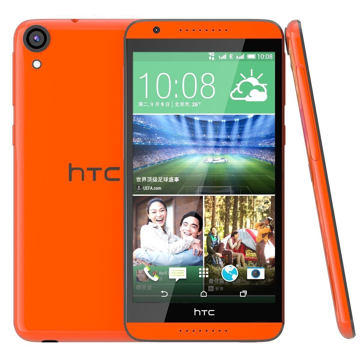 HTC Desire 820 4 color 3D model_4