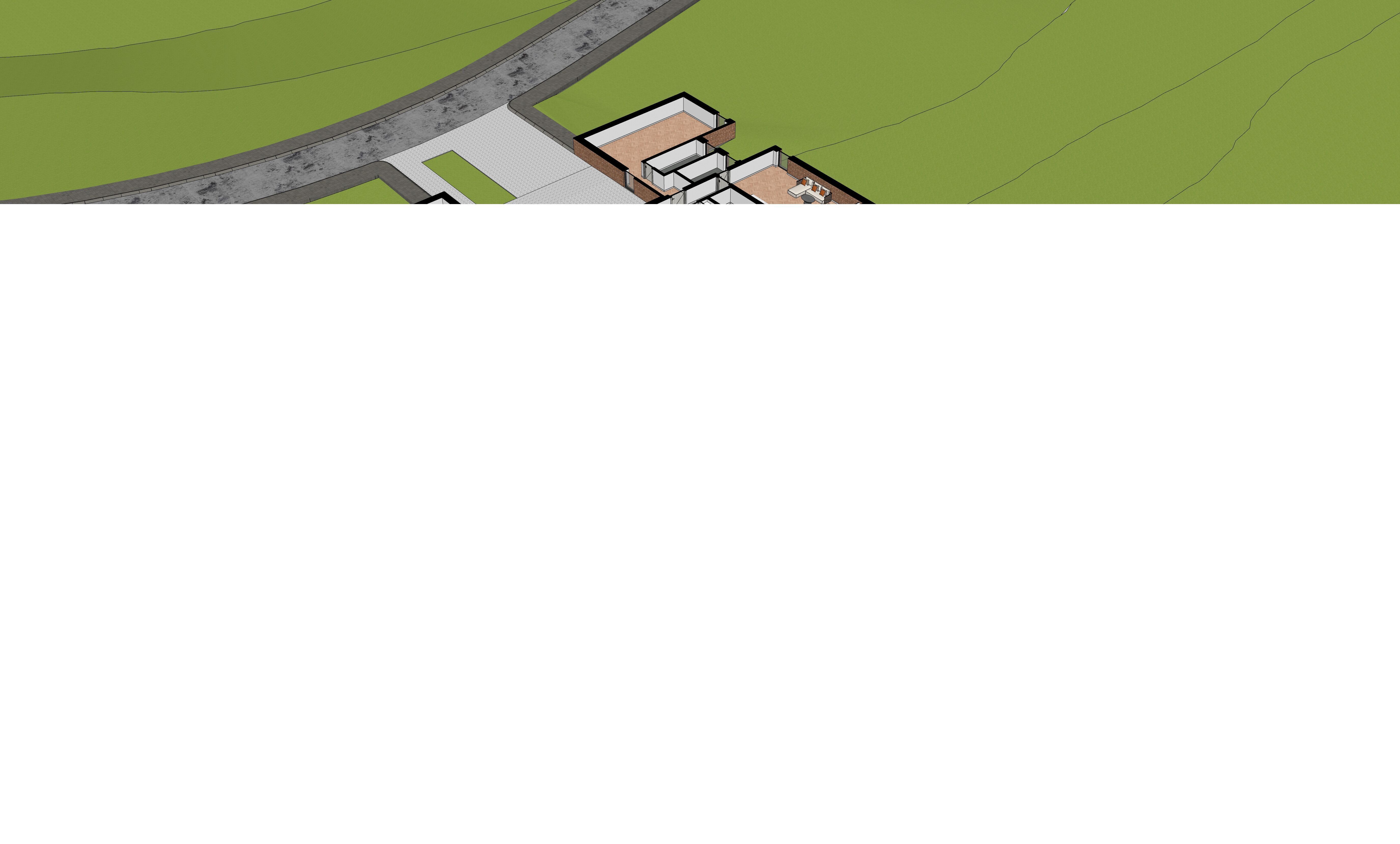 Modern Tropical Villa Exterior 3D Model with Pool and Garden 3D model_17