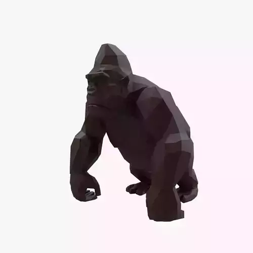 Gorilla low poly